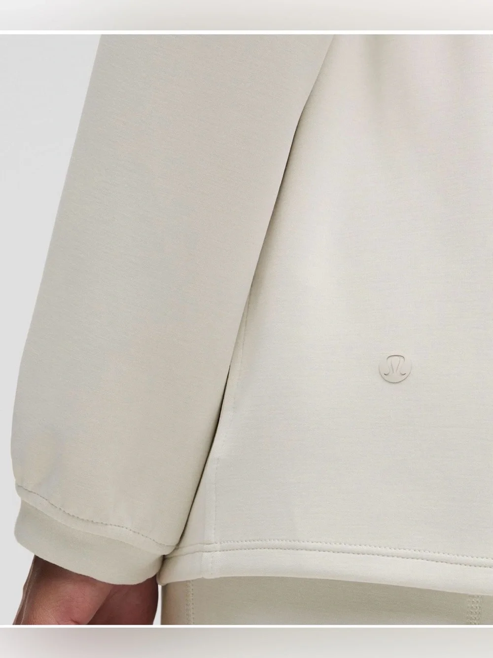 Lululemon Softstreme Cinch-Waist Full-Zip Jacket in Bone Size M New without tags